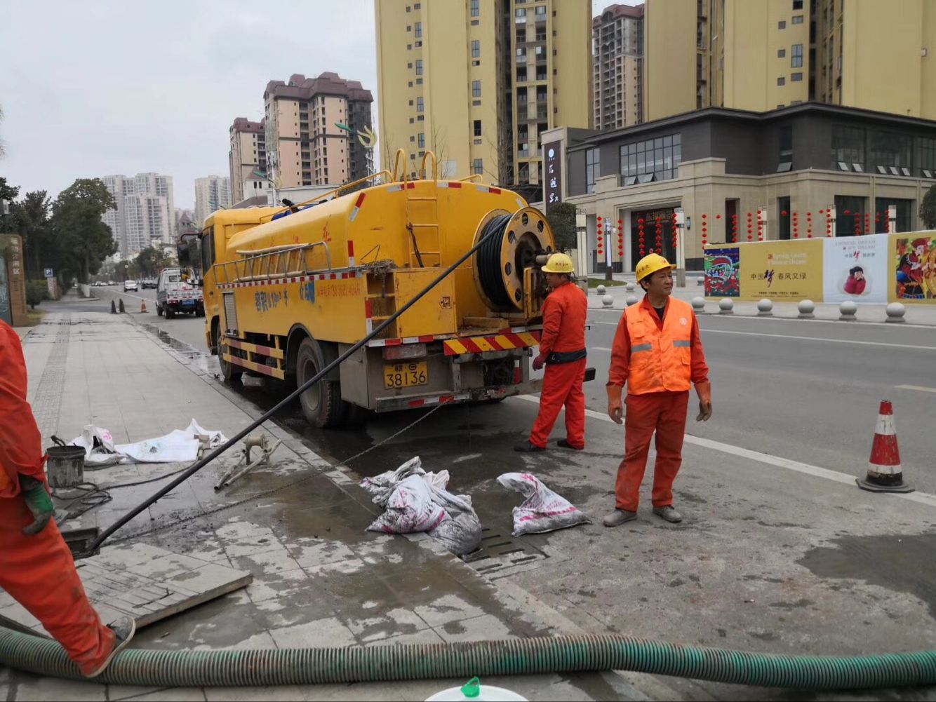 兴山排污管道清淤-管道清洗